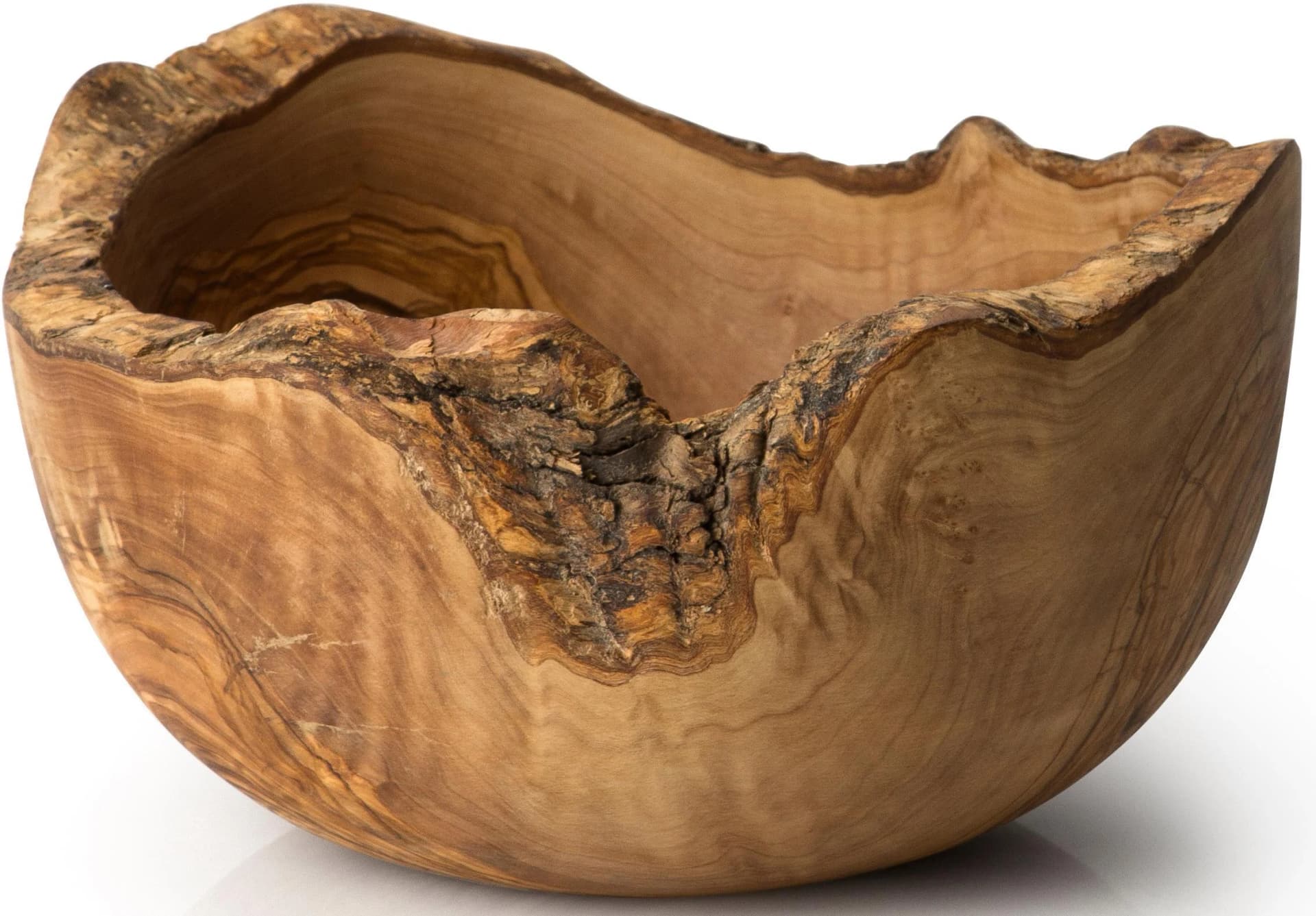 CONTINENTA Obstschale 25 cm Holzwerkstoff Naturform