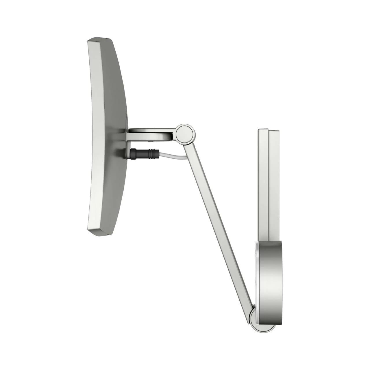 Keuco Kosmetikspiegel iLook_move eckig beleuchtet Glasbedienfeld Edelstahl-finish