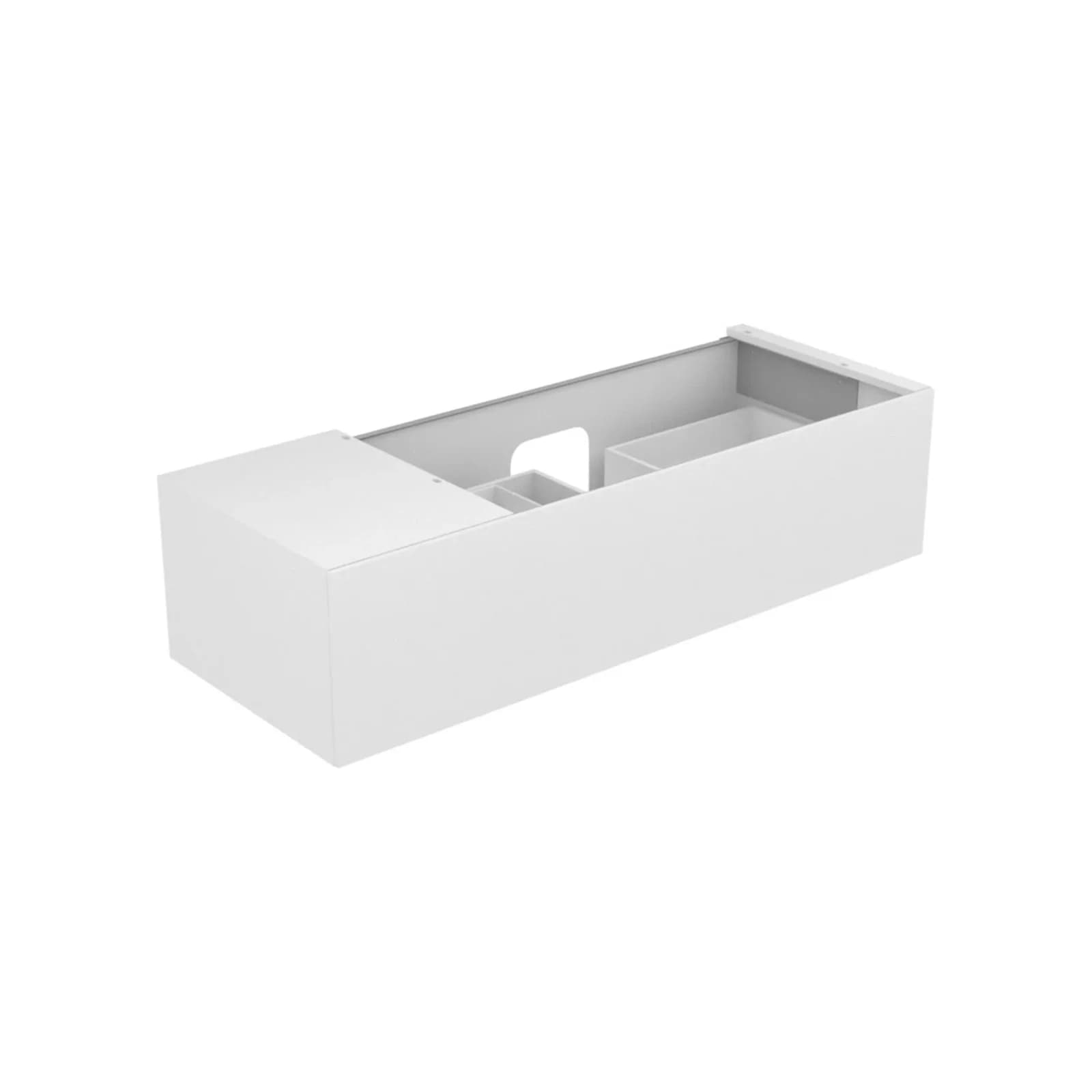 Keuco Edition 11 Unterschrank 140x35x53,5 cm LED Seidenmatt Weiss
