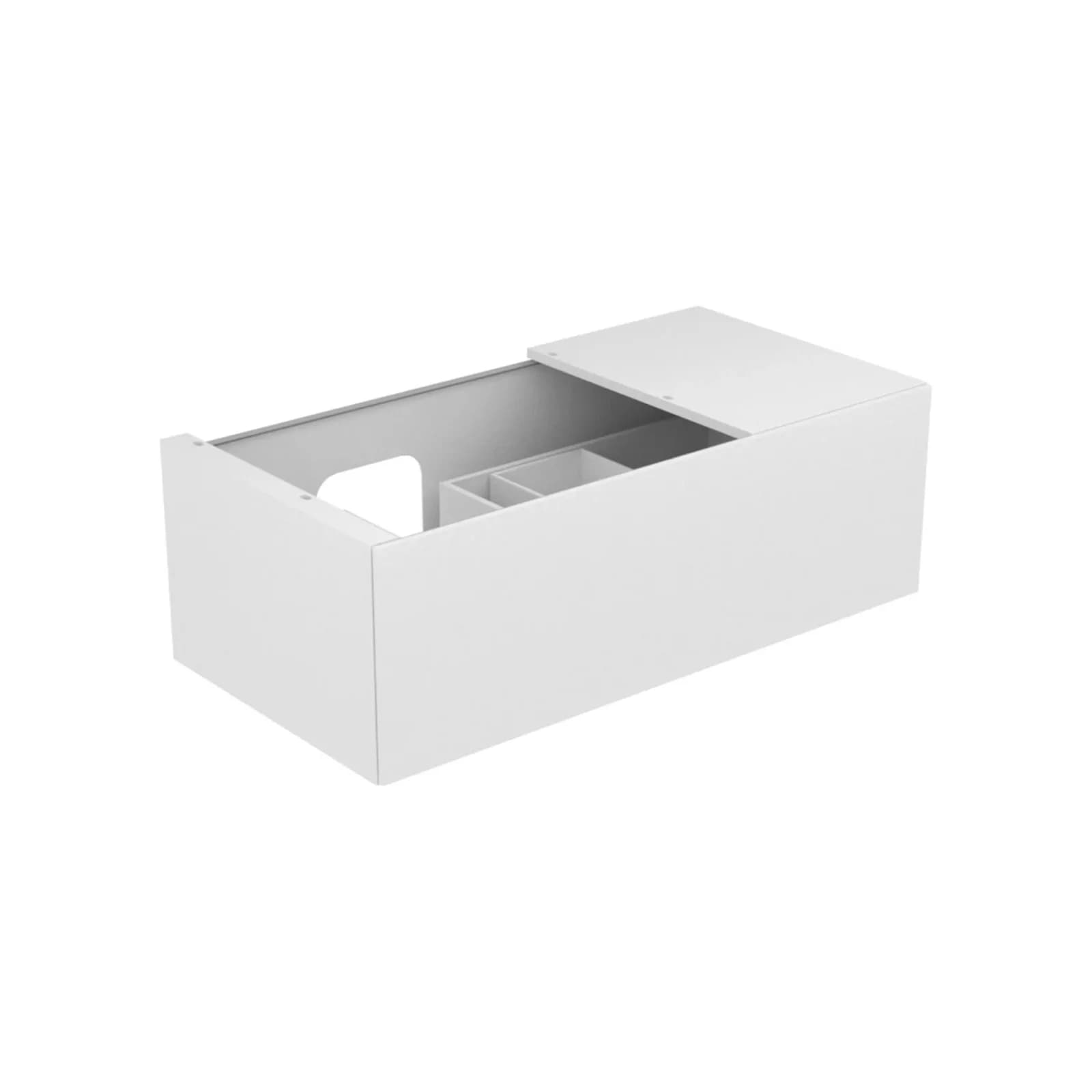 KEUCO Unterschrank Edition 11 105x35x53,5 cm Lack matt Glas Cashmere