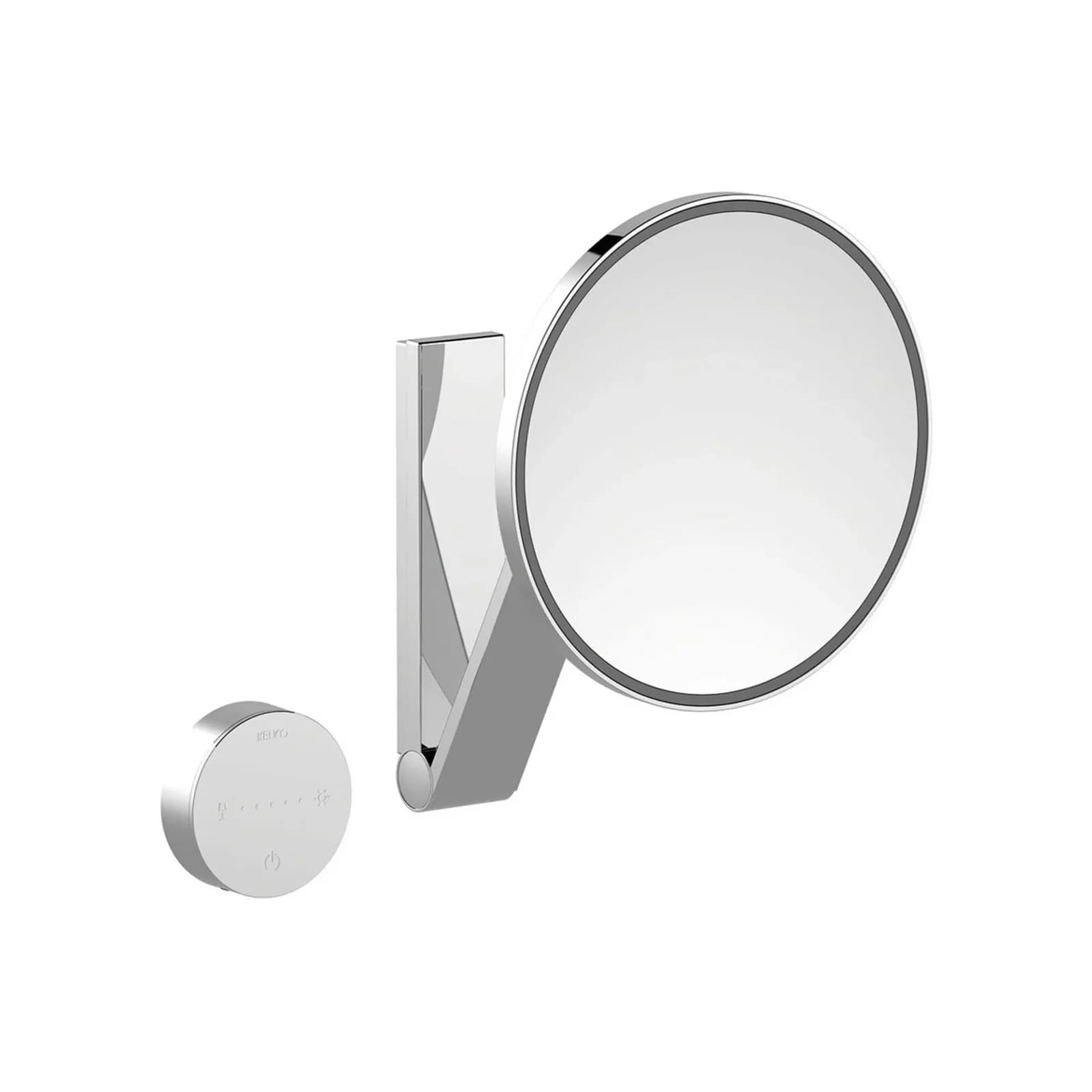 Keuco iLook_move Kosmetikspiegel 212 mm Schwarzchrom