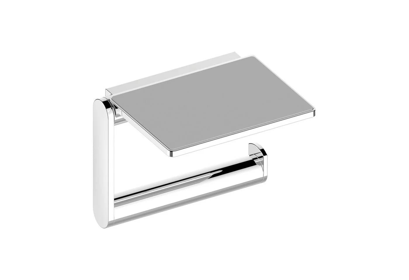 Keuco Toilettenpapierhalter Plan Chrom mit Ablage - Bild 2