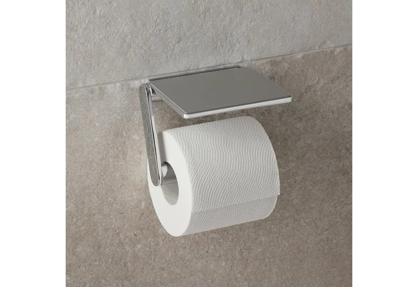 Keuco Toilettenpapierhalter Plan Chrom mit Ablage - Bild 3