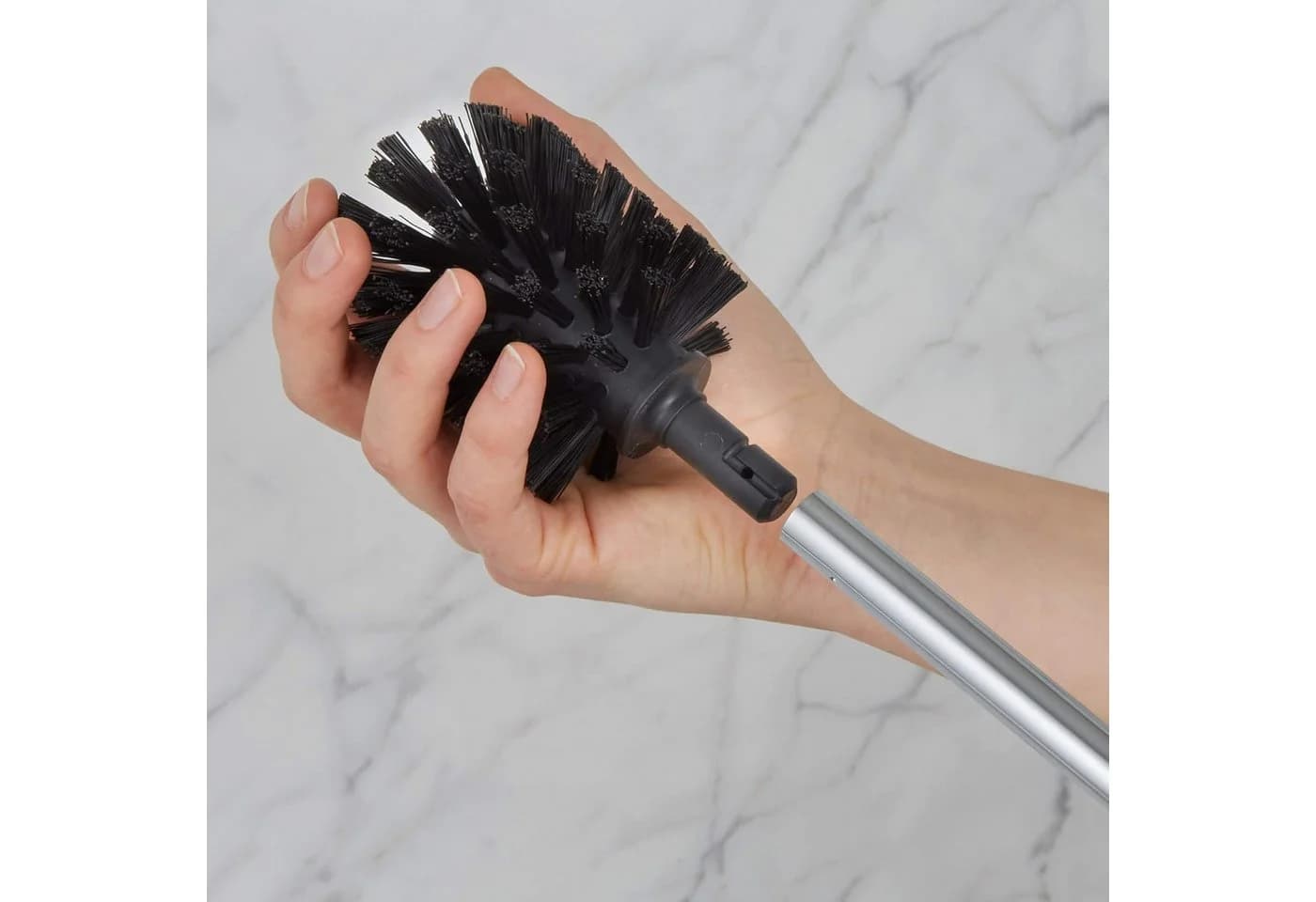 Keuco Ersatzbürstenkopf 3er Set Schwarz für WC-Reinigungsbürste - Bild 4