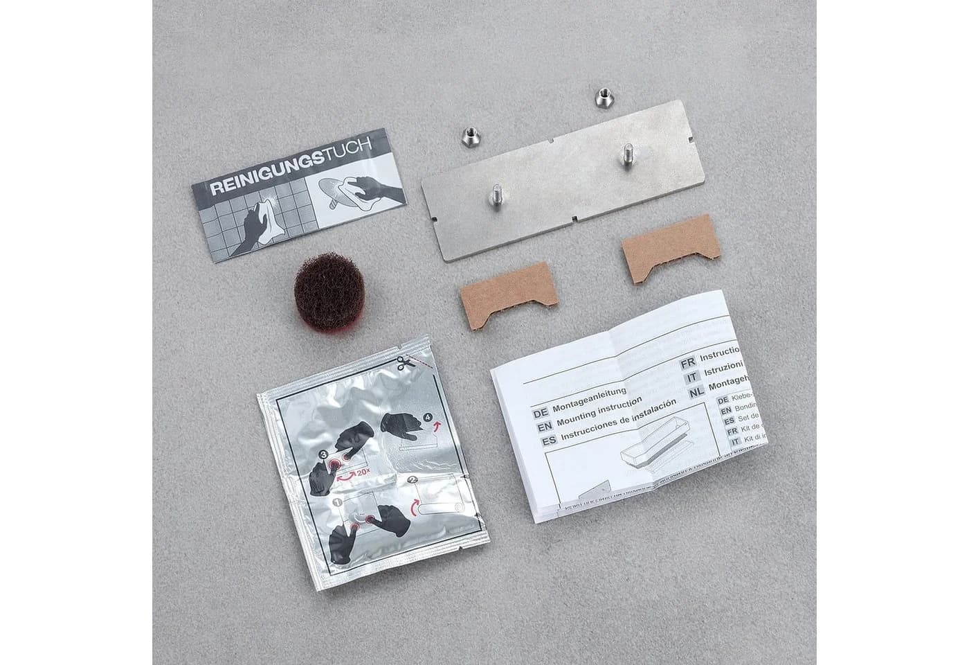 Keuco Klebe-Set Typ 4 für Feuchtpapierbox & Edition 11 Duschkörbe