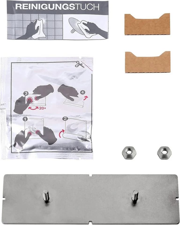 Keuco Klebe-Set Typ 4 für Feuchtpapierbox & Edition 11 Duschkörbe - Bild 2