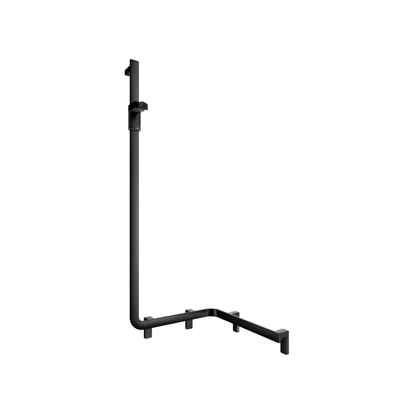 KEUCO AXESS Eck-Duschhandlauf 90° mit Brausestange links Metall