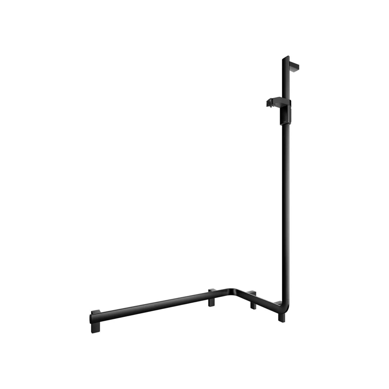 KEUCO AXESS Eck-Duschhandlauf 90° mit Brausestange rechts Metall