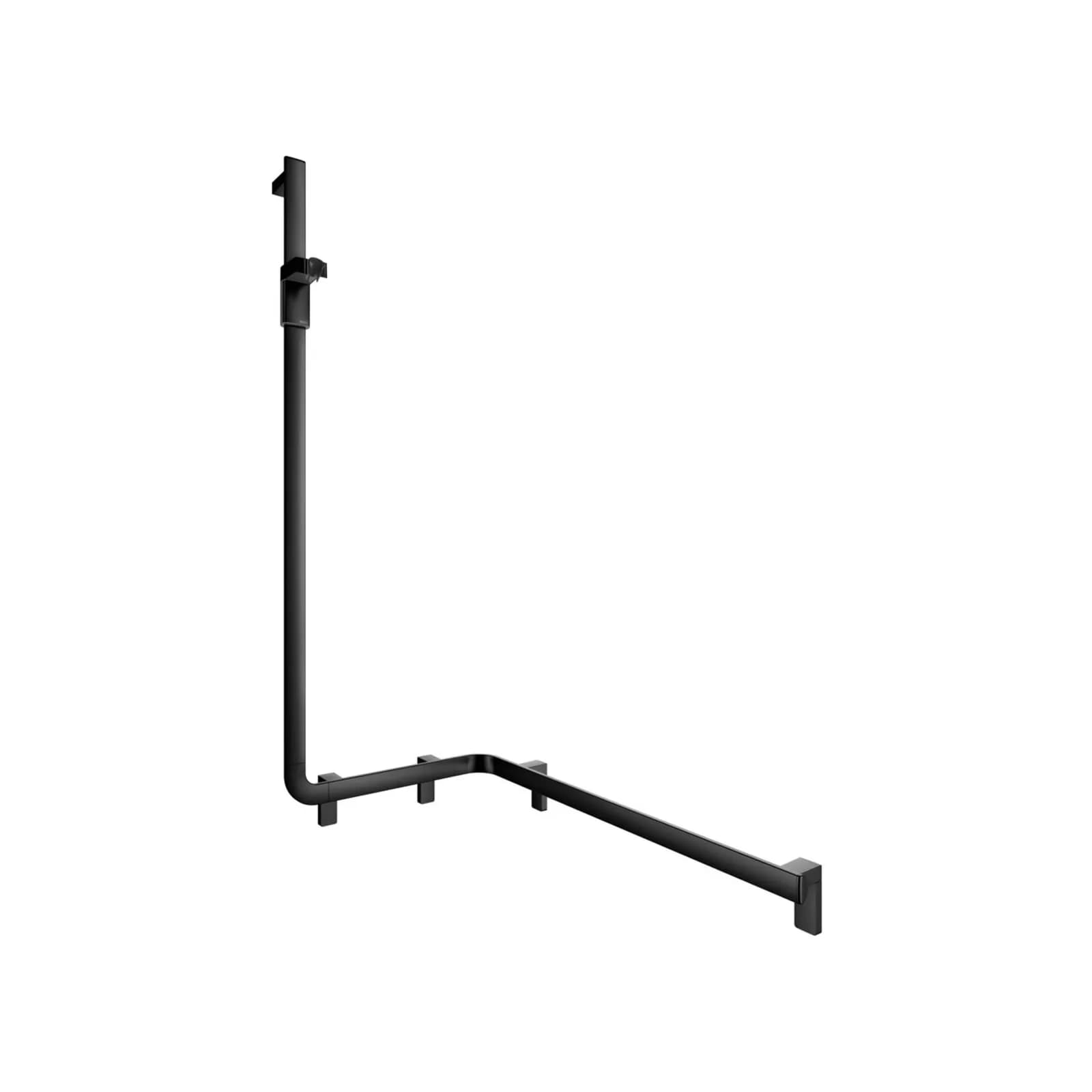 KEUCO AXESS Eck-Duschhandlauf 90° mit Brausestange links Metall