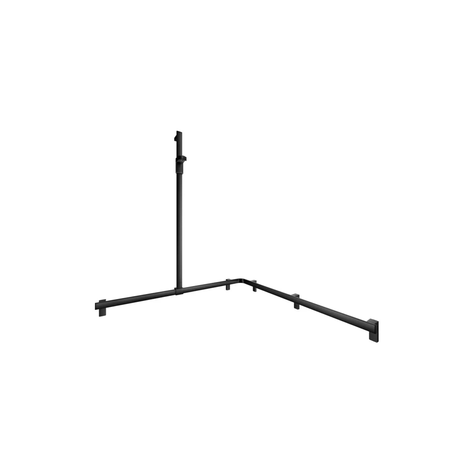 KEUCO AXESS Eck-Duschhandlauf 90° mit Brausestange Metall