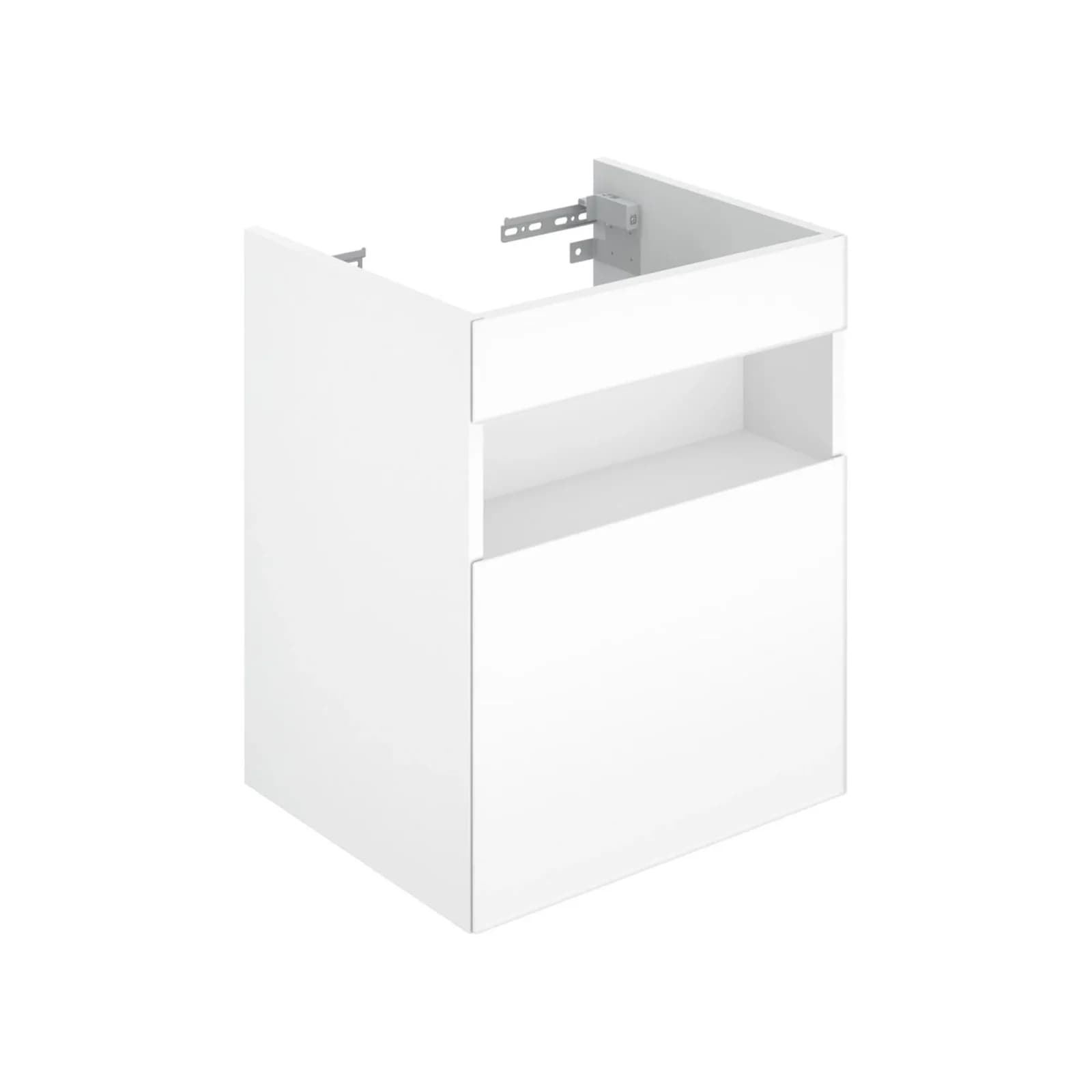 Keuco Stageline Waschtisch-Unterschrank 1-türig Vulkanit-Glas links