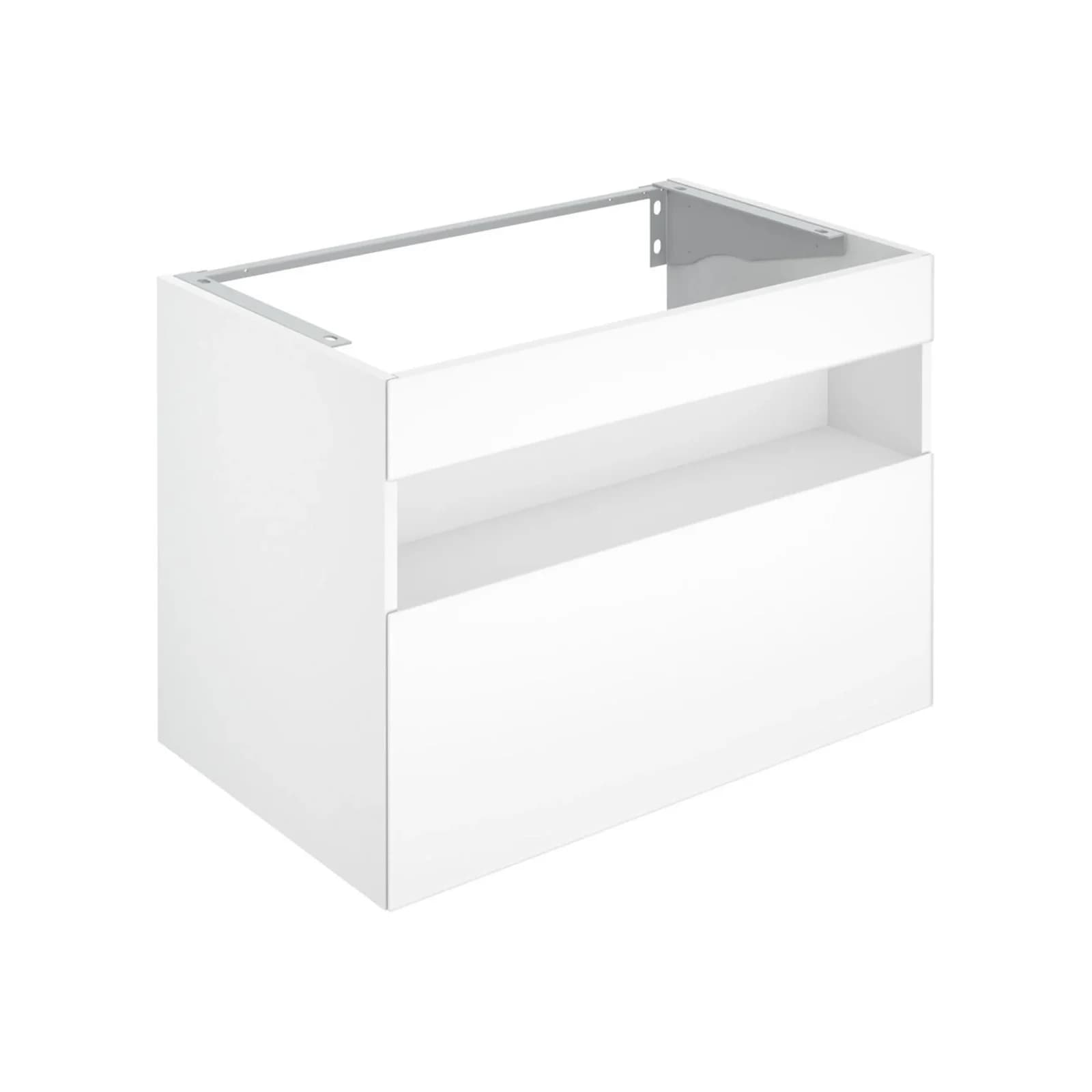 KEUCO Stageline Waschtisch-Unterschrank 80 cm Dekor Cashmere Glas Klar