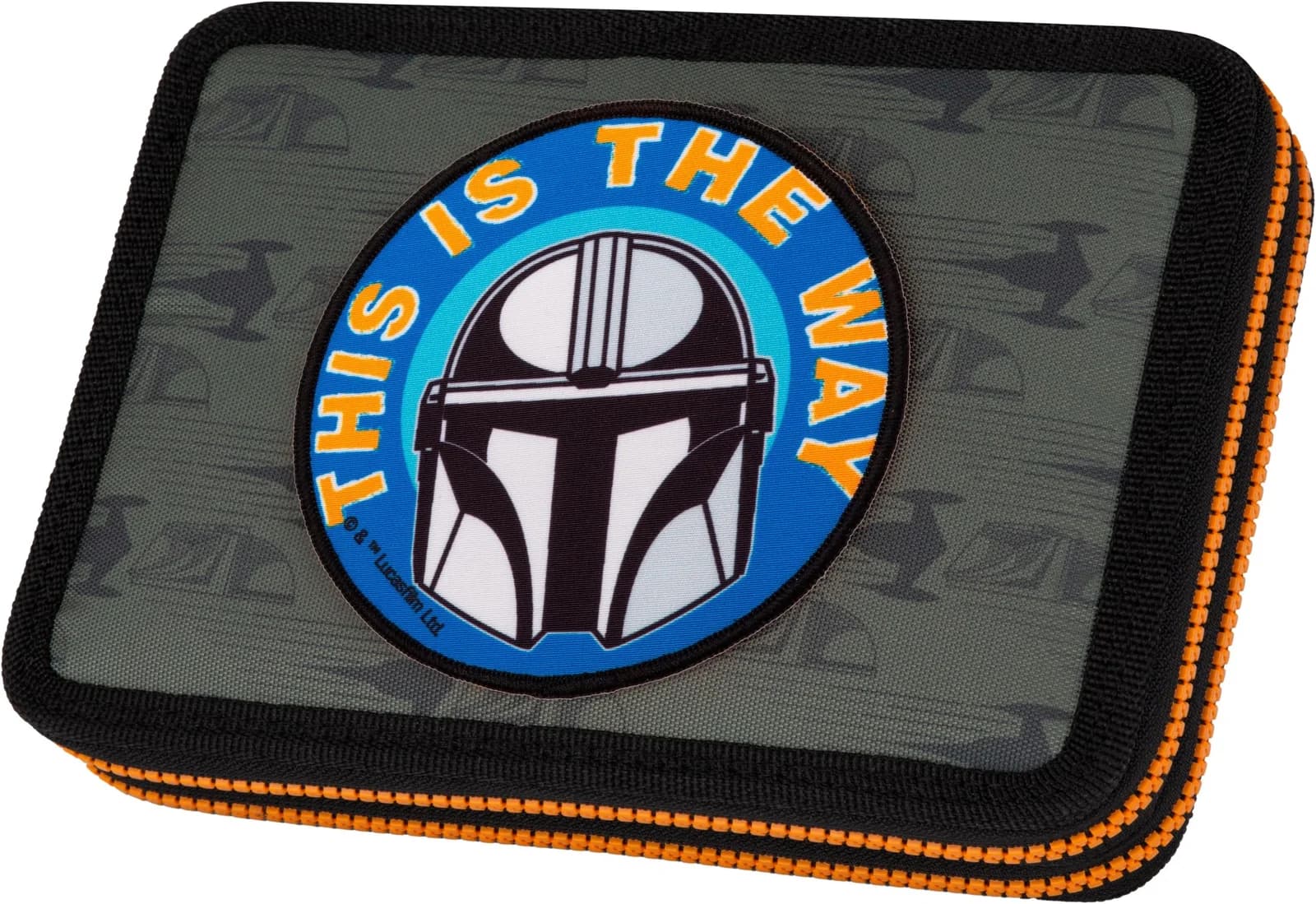McNeill Federmäppchen COOLPACK XL Star Wars Mandalorian Polyester Grau