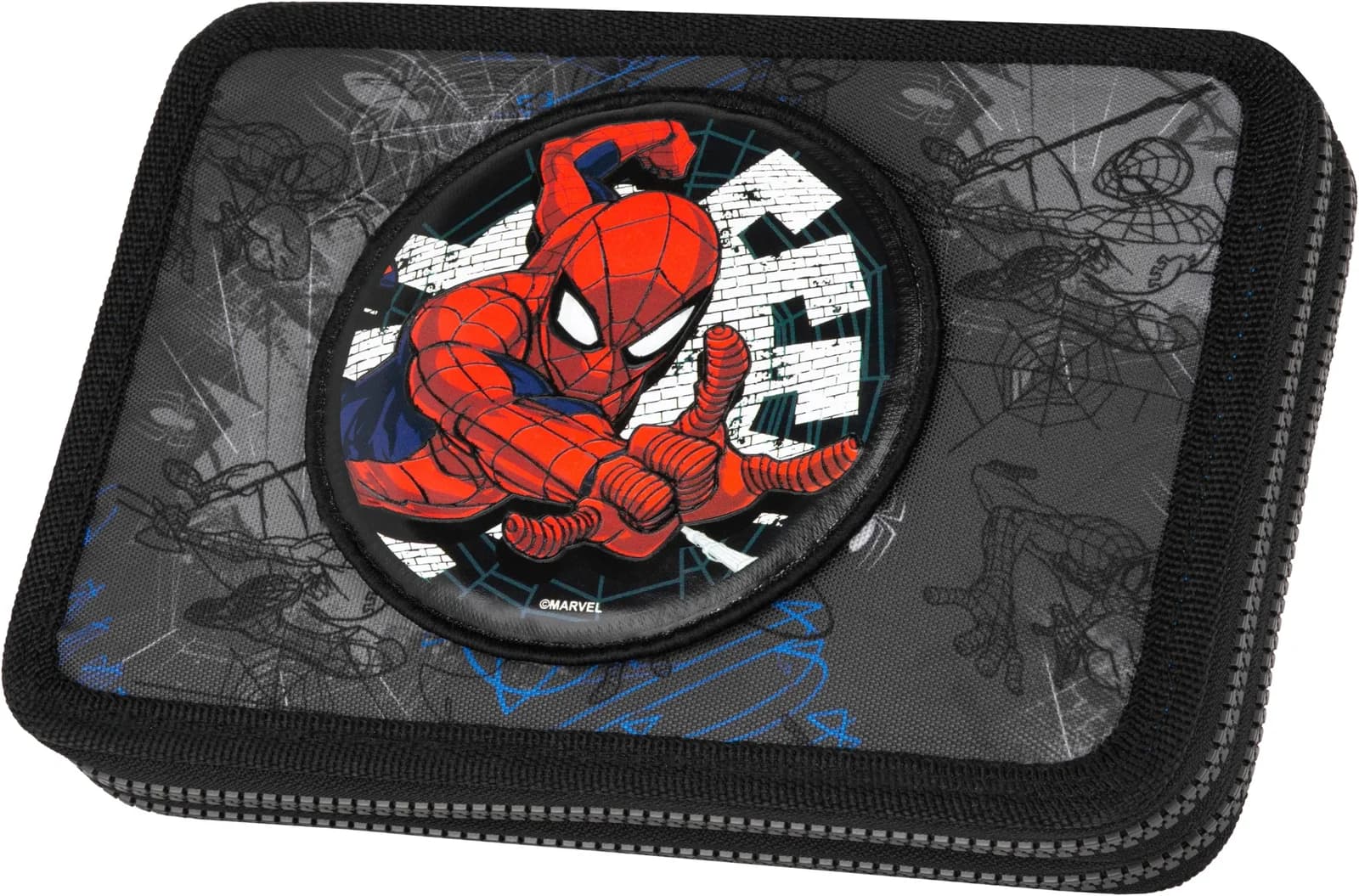 Federmäppchen COOLPACK "Etui XL, Marvel, Spider Man, mit 2 Reißverschlüssen"