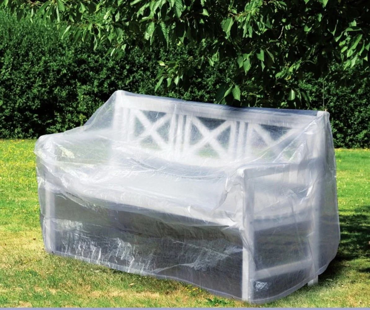 Jürgen Westerholt GmbH Schutzhülle für Gartenbänke Transparent Wetterfest - Bild 3
