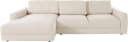 HOME AFFAIRE Ecksofa Bloomfield L-Form Beige mit Sitztiefenverstellung Bild 1