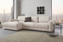 HOME AFFAIRE Ecksofa Bloomfield L-Form Beige mit Sitztiefenverstellung Bild 2