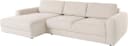 HOME AFFAIRE Ecksofa Bloomfield L-Form Beige mit Sitztiefenverstellung Bild 3