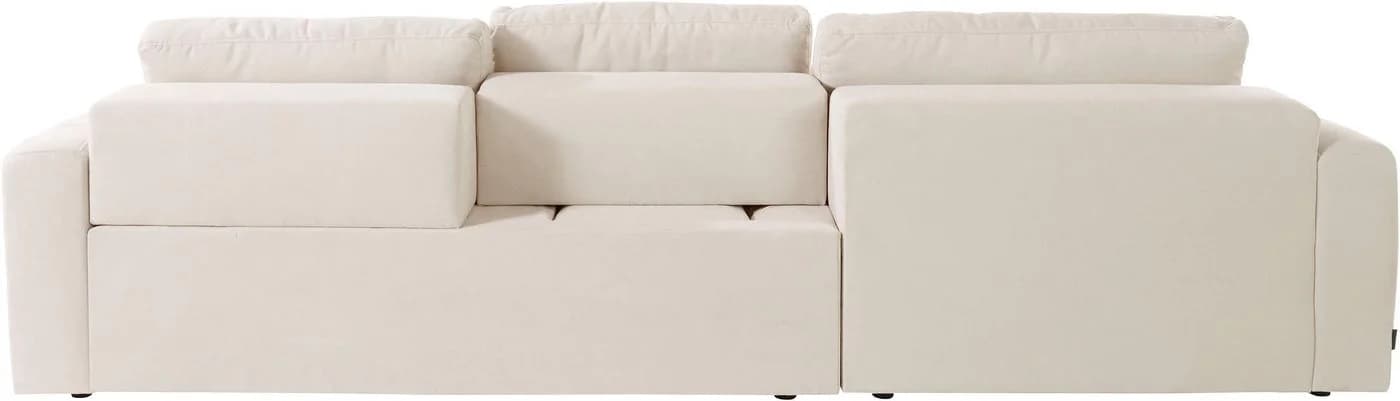 HOME AFFAIRE Ecksofa Bloomfield L-Form Beige mit Sitztiefenverstellung - Bild 4