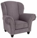 Home Affaire King Henry Ohrensessel Anthrazit Samtcord Bild 2