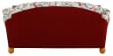 Home Affaire Milano 2-Sitzer Sofa Rot Chenille Blumenmuster Bild 3