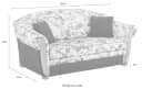 Home Affaire Milano 2-Sitzer Terrakotta Chenille Federkern Bild 1