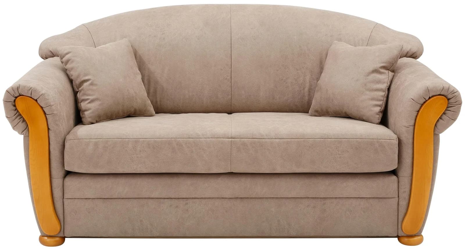 Home Affaire Schlafsofa Milano Beige mit Schlaffunktion und Bettkasten