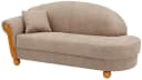 HOME AFFAIRE Milano Ottomane Beige mit Armlehne Bild 3