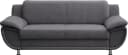 Trendmanufaktur Rondo 3-Sitzer Sofa Anthrazit Breite Armlehnen Bild 1