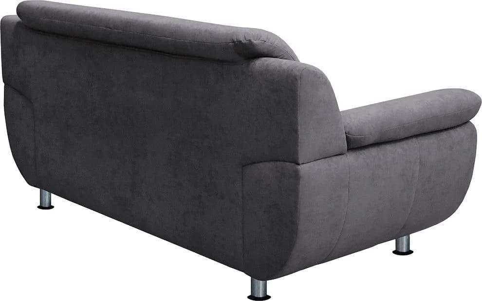 Trendmanufaktur Rondo 3-Sitzer Sofa Anthrazit Breite Armlehnen - Bild 5