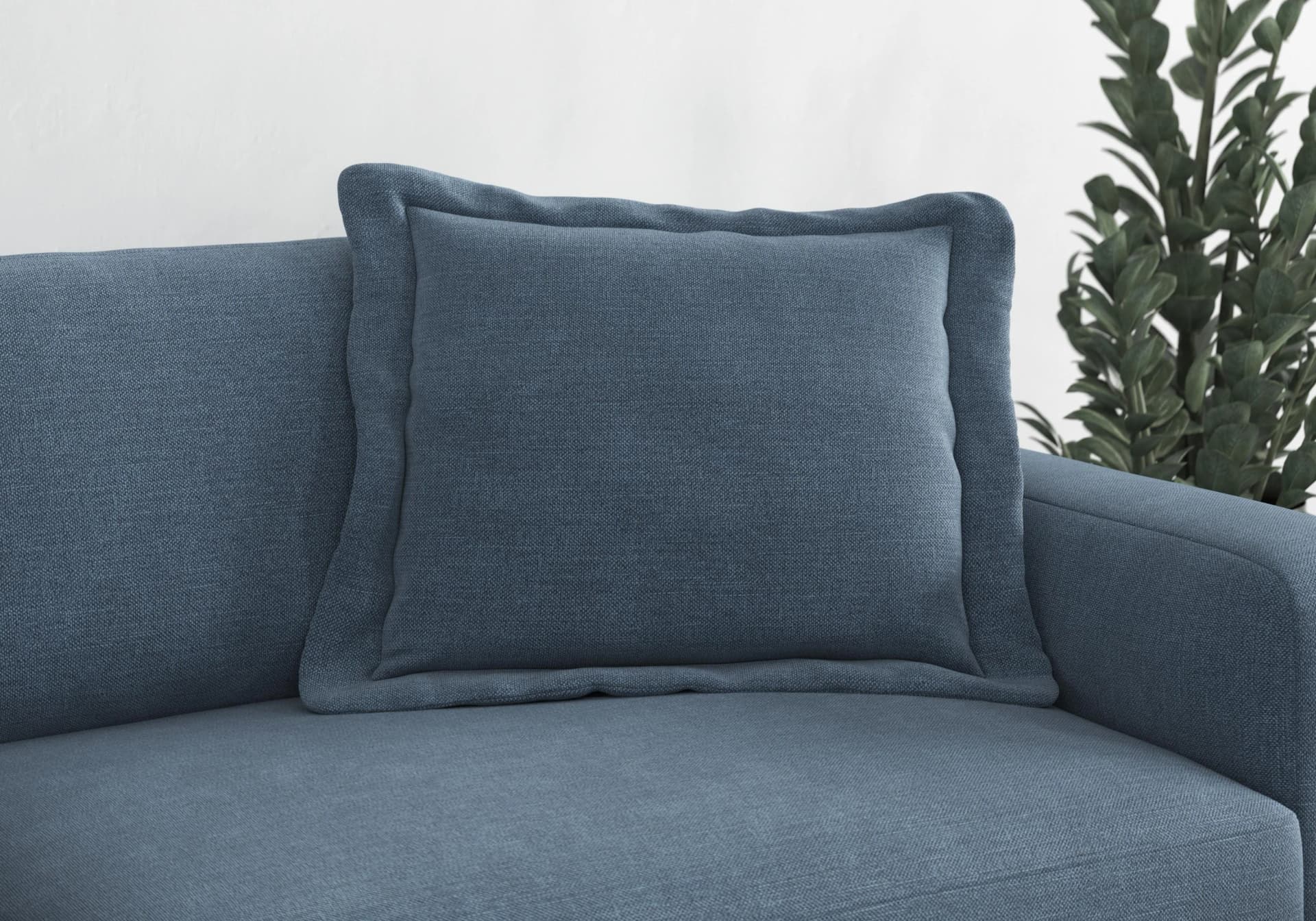 Trendmanufaktur Bourbon Sofakissen Blau 70x70 cm