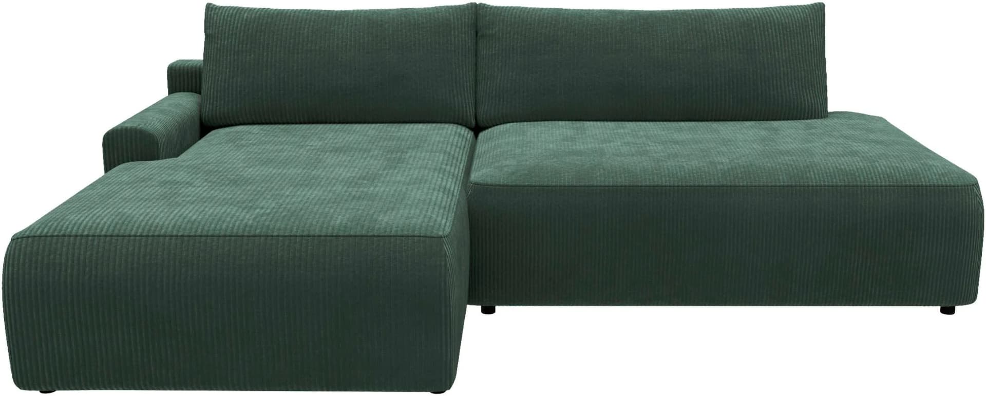 TRENDMANUFAKTUR Ecksofa Prag mit Schlaffunktion und Bettkasten