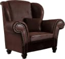 Home affaire Sessel King George Ohrensessel Federkern Bild 1
