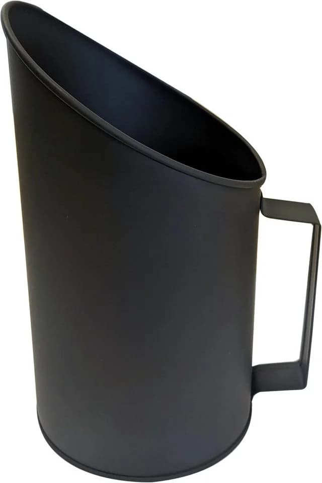 Firefix Pelletschütte Stahlblech Schwarz 11,2 cm Durchmesser