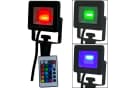 UNITEC LED Gartenstrahler 4x Schwarz/Bunt IP65 Fernbedienung Bild 3