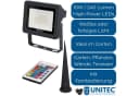UNITEC LED Gartenstrahler 4x Schwarz/Bunt IP65 Fernbedienung Bild 5