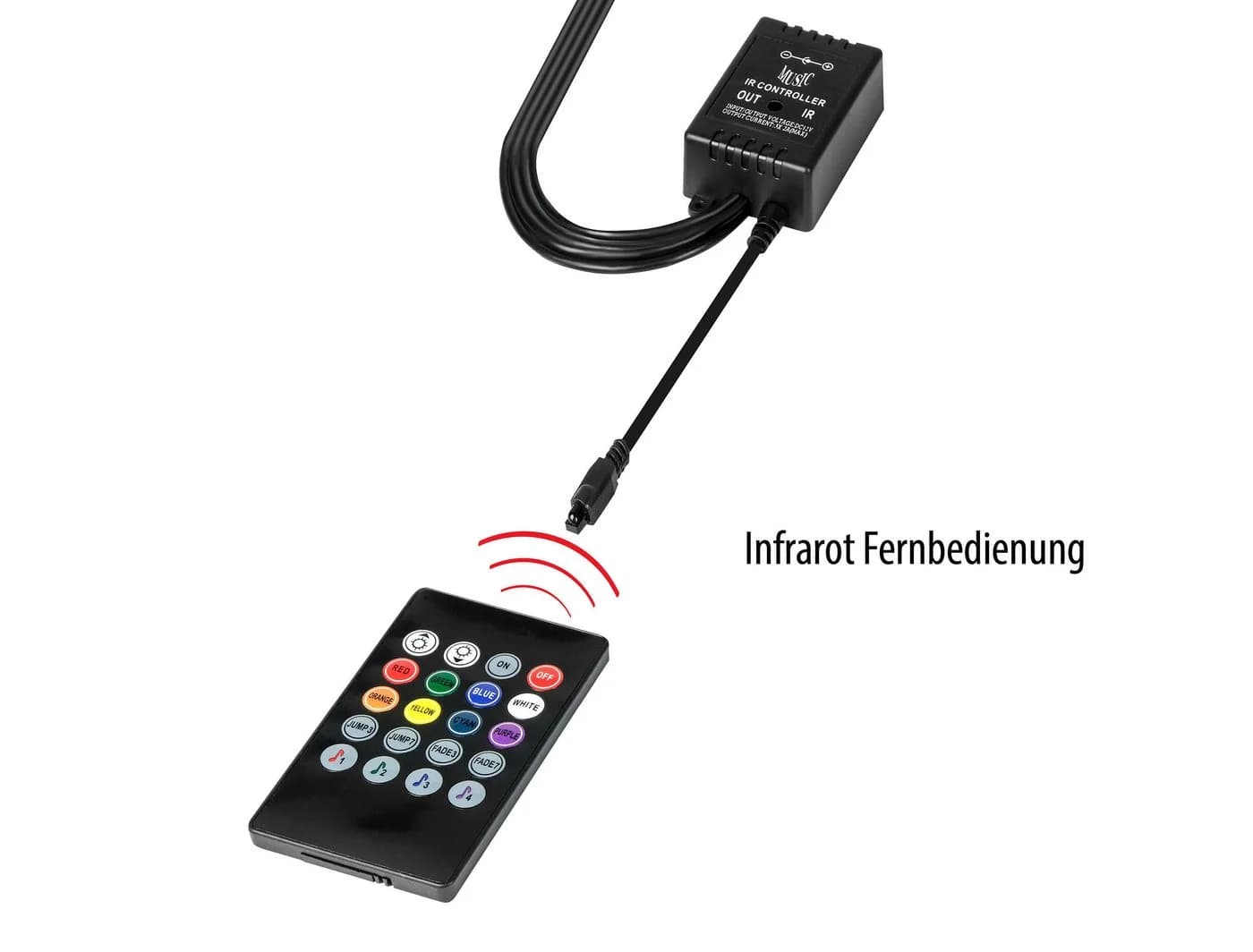 EUFAB LED Innenraumbeleuchtung 12V RGB mit Fernbedienung - Bild 5