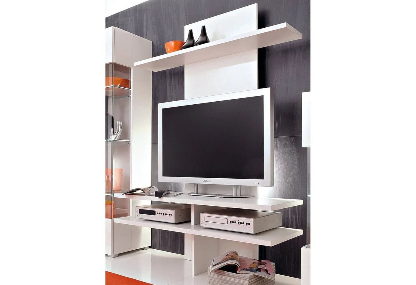 HÖLTKEMEYER TV-Brücke Happy Weiß Sideboard