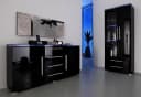HÖLTKEMEYER Sideboard Line Schwarz Hochglanz Bild 1