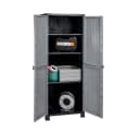 Kreher Mehrzweckschrank NOBLE Kunststoffschrank mit 3 Einlegeböden Bild 3