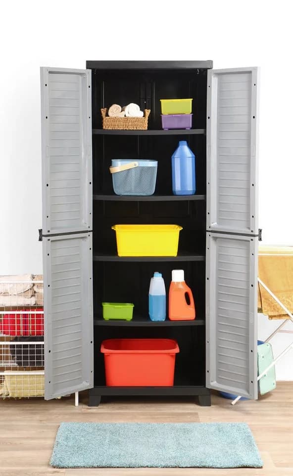 Kreher Mehrzweckschrank Elite Serie Kunststoffschrank 4 Böden - Bild 5