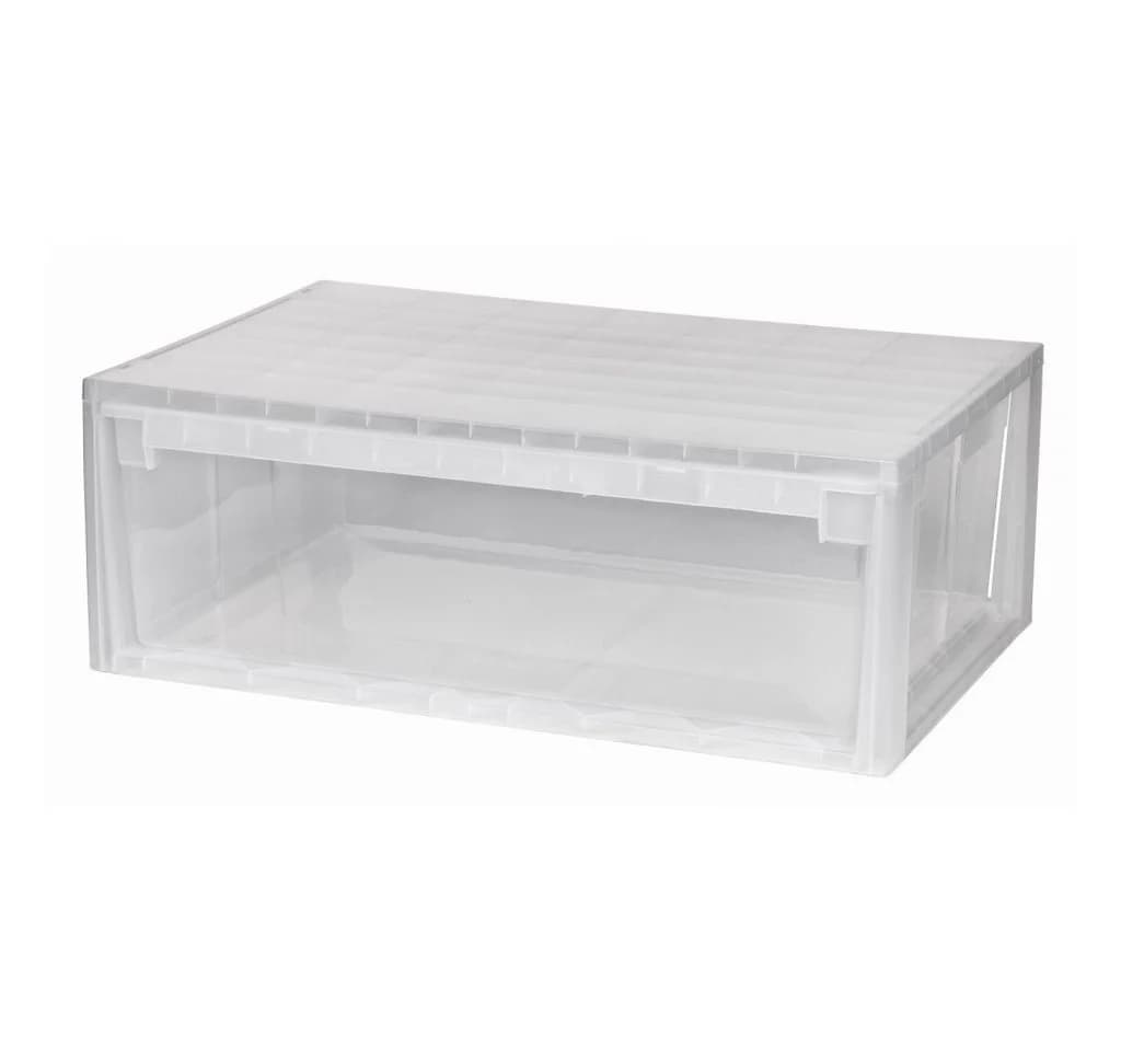 Kreher Schubladenbox Set XL 2-tlg. Transparent Kunststoff