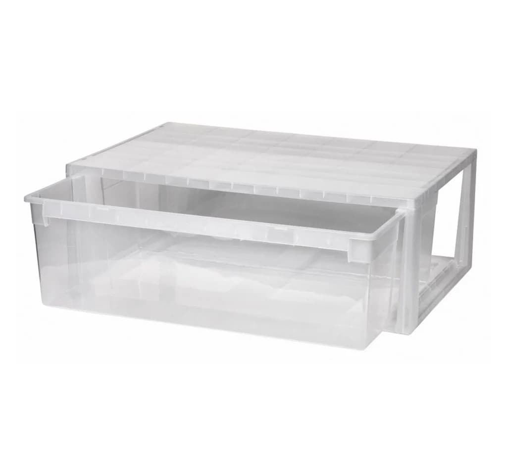 Kreher Schubladenbox Set XL 2-tlg. Transparent Kunststoff - Bild 3