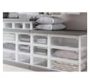 Kreher Schubladenbox Set XL 2-tlg. Transparent Kunststoff Bild 4