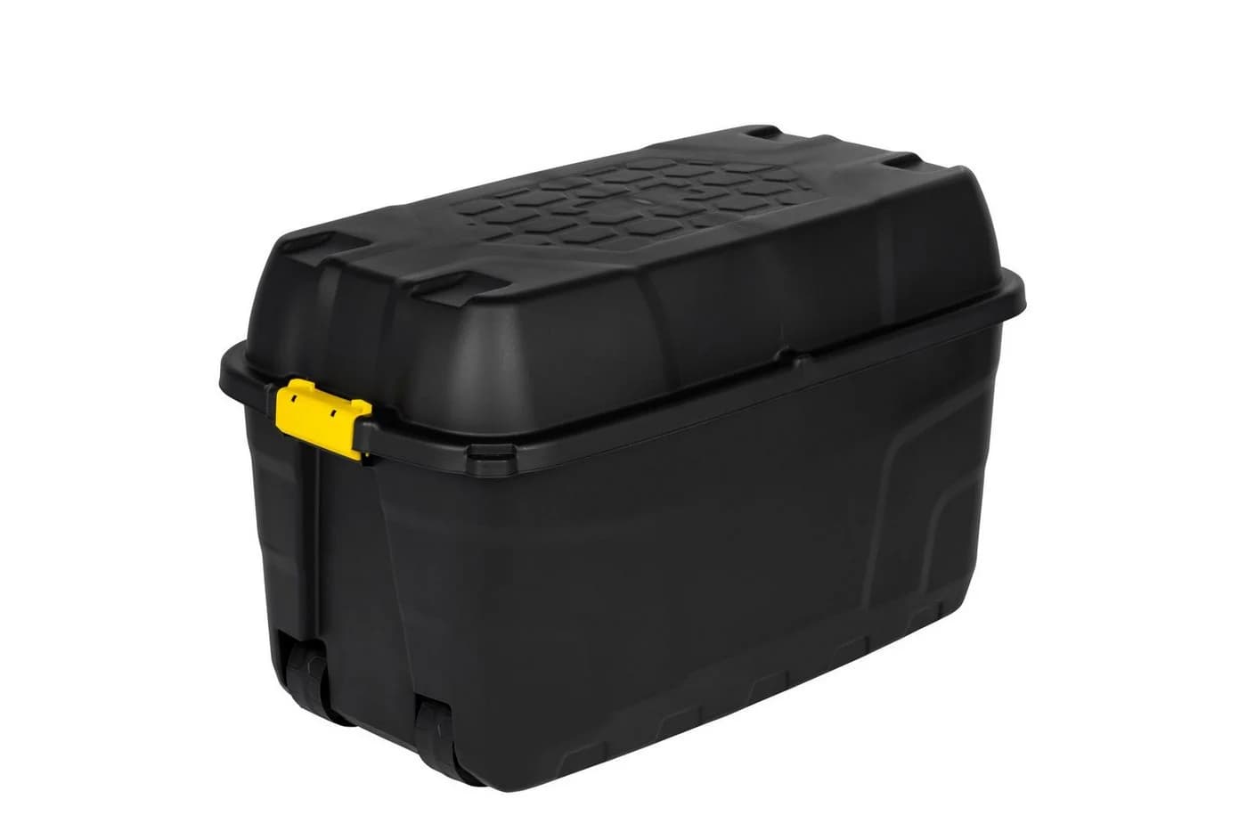 Kreher Auflagenbox XXL Rollbox Schwarz/Gelb mit Deckel