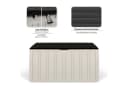 Kreher Kissenbox Leonardo 270L Creme Weiß Kunststoff Abwaschbar Bild 3