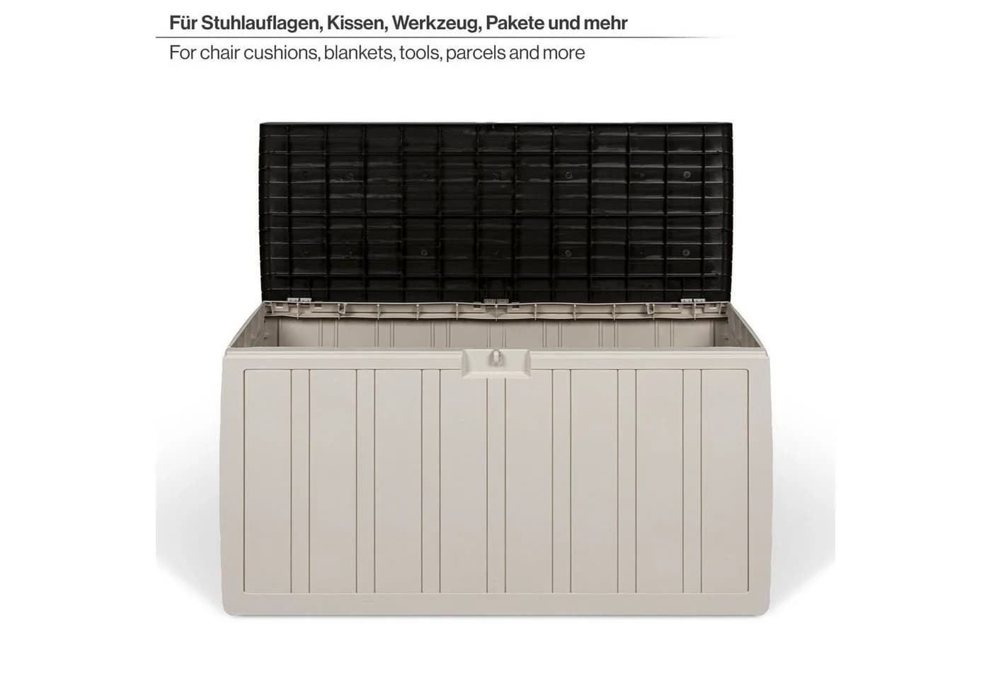 Kreher Kissenbox Leonardo 270L Creme Weiß Kunststoff Abwaschbar - Bild 5