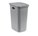Kreher Wäschekorb Rattan-Optik 36 Liter Grau Bild 2