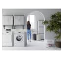 Kreher Mehrzweckschrank Rolling Space Grau Wandschrank mit Schiebetür Bild 5