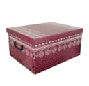 Kreher Aufbewahrungsbox Karton Red Snowflake für Christbaumkugeln Bild 3